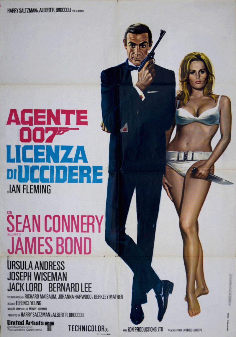 James Bond, License to kill (Rare original Italian poster version), 1962 - Image 2