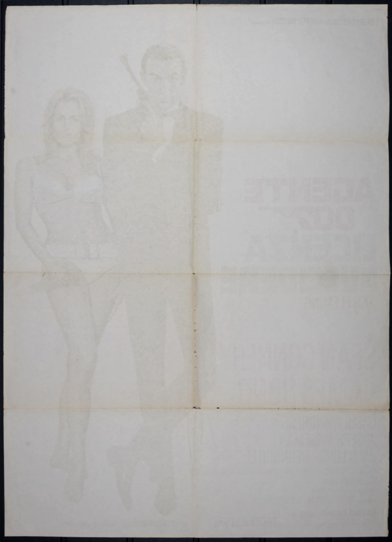 James Bond, License to kill (Rare original Italian poster version), 1962 - Image 14
