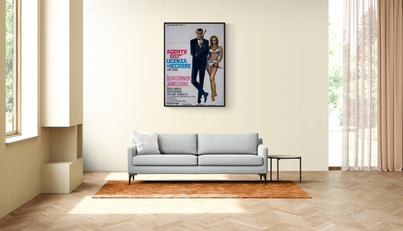 James Bond, License to kill (Rare original Italian poster version), 1962 - Image 15