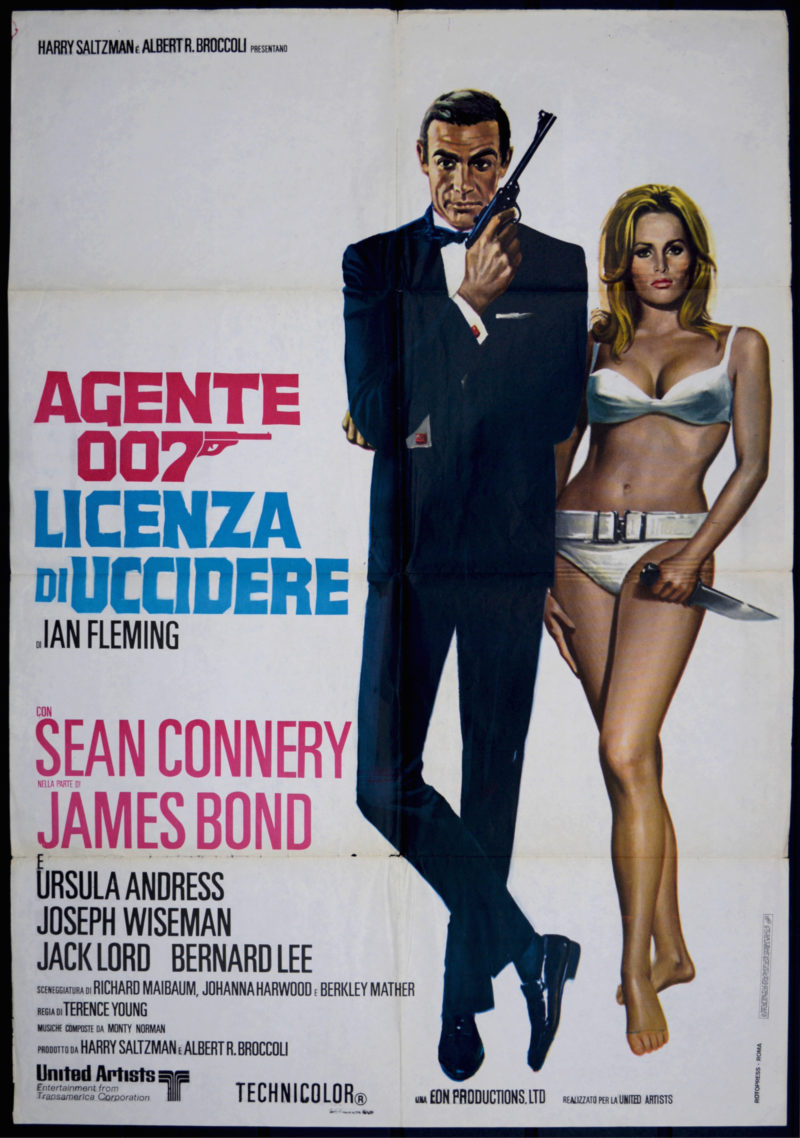 James Bond, License to kill (Rare original Italian poster version), 1962 - Image 3