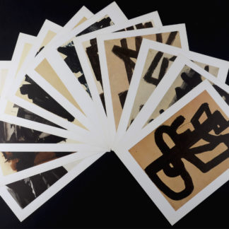 Pierre Soulages (After) - Pierre Soulages : Hazan portfolio, 1962  - Rare full book of 12 prints!