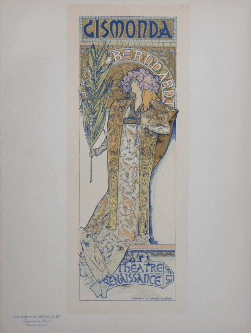 Alphonse Mucha - Les Maîtres de l'Affiche : Gismonda (Sarah Bernhardt), 1896 – Image 2