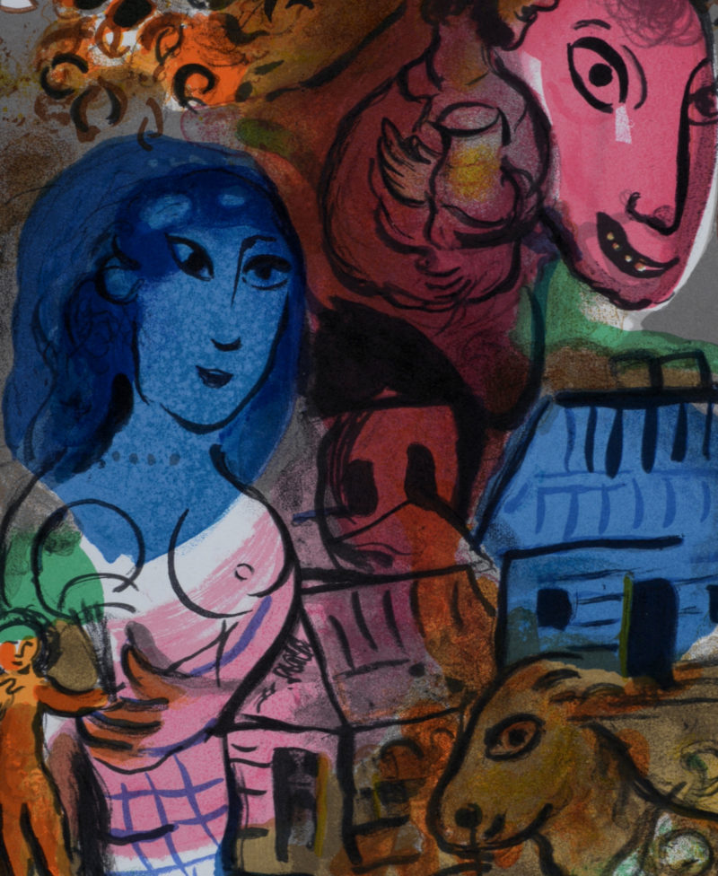 Marc Chagall - Intimité, 1969 - Image 3