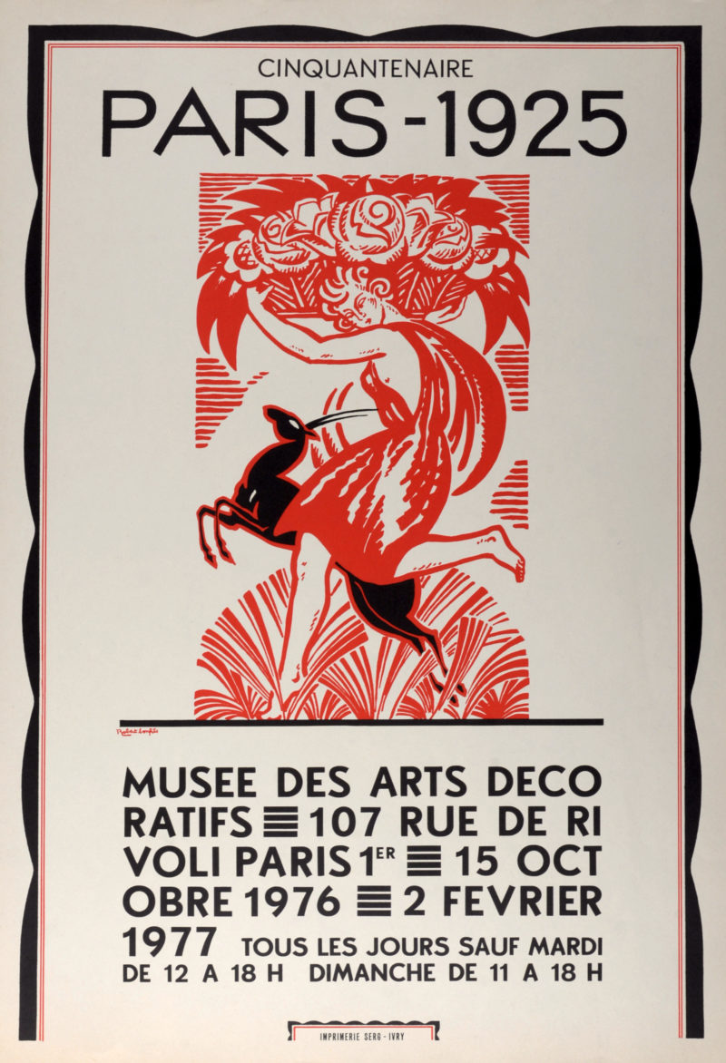 Robert Bonfils (d'après) - Paris 1925 - Musée des Arts Décoratifs, 1976