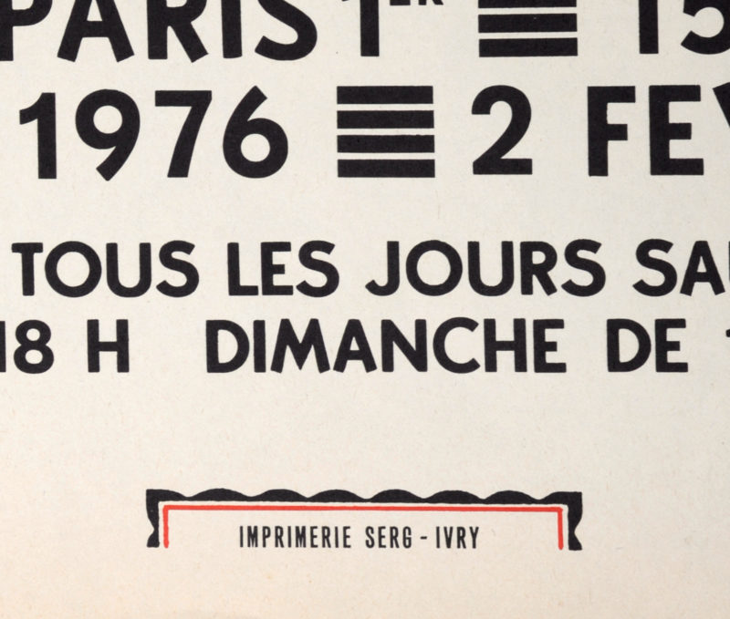 Robert Bonfils (d'après) - Paris 1925 - Musée des Arts Décoratifs, 1976 – Image 6