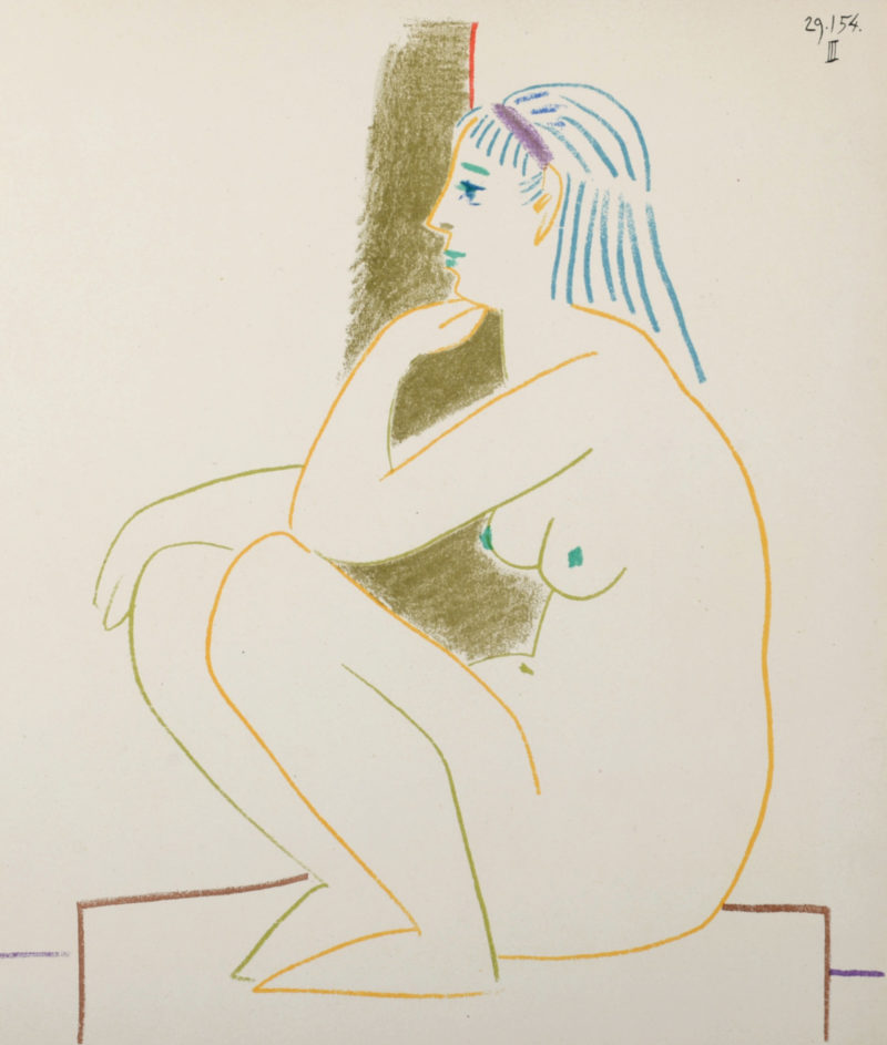 Pablo Picasso - Masked & Model, 1954 - Image 4