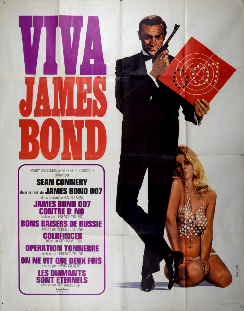 Yves Thos - Viva James Bond, 1972 - Grand tirage offset