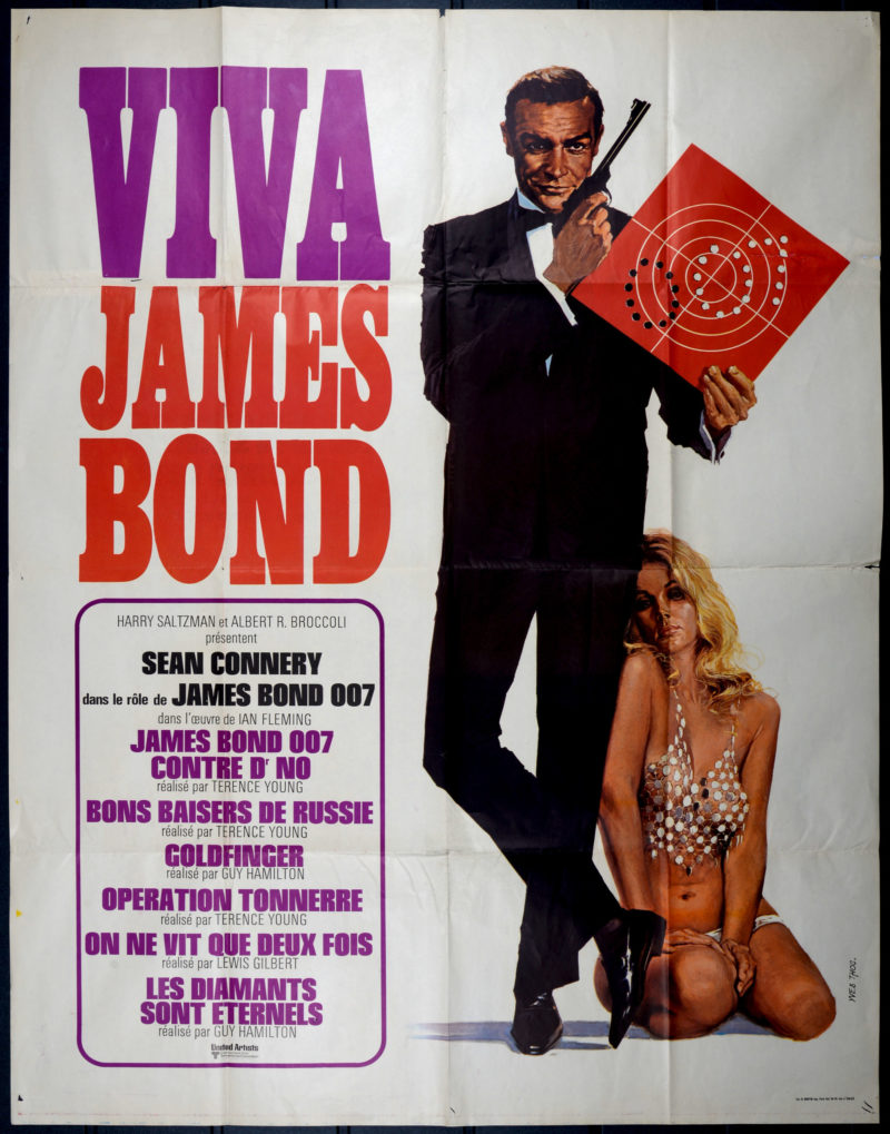 Yves Thos - Viva James Bond, 1972 - Large offset print - Image 2
