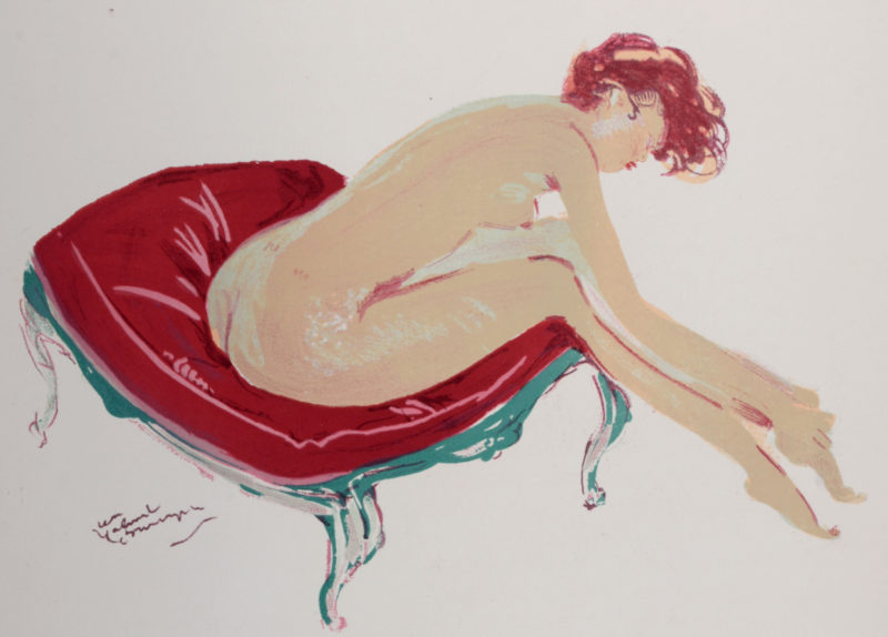 Jean-Gabriel Domergue - La Parisienne : Une cavalière, 1956 – Image 3