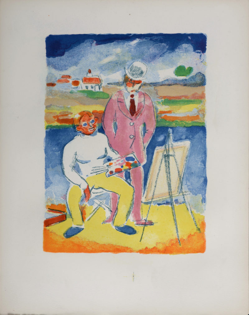 Kees Van Dongen - Vlaminck et Derain à Chatou, 1949