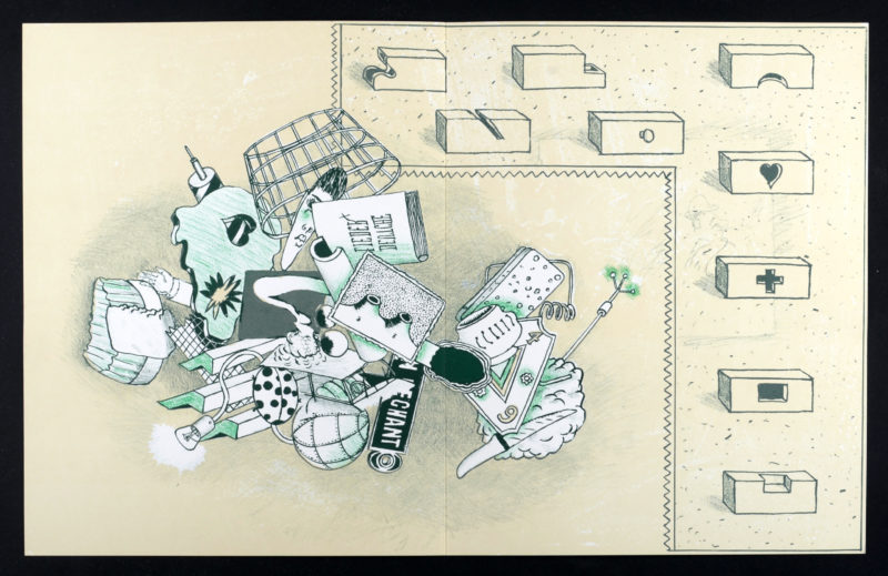 René Bertholo - Composition, 1964 - Image 3