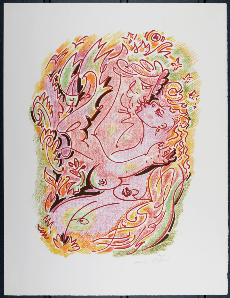 André Masson - Sonnets de Louise Labé #6, 1972 - Hand signed! - Image 3