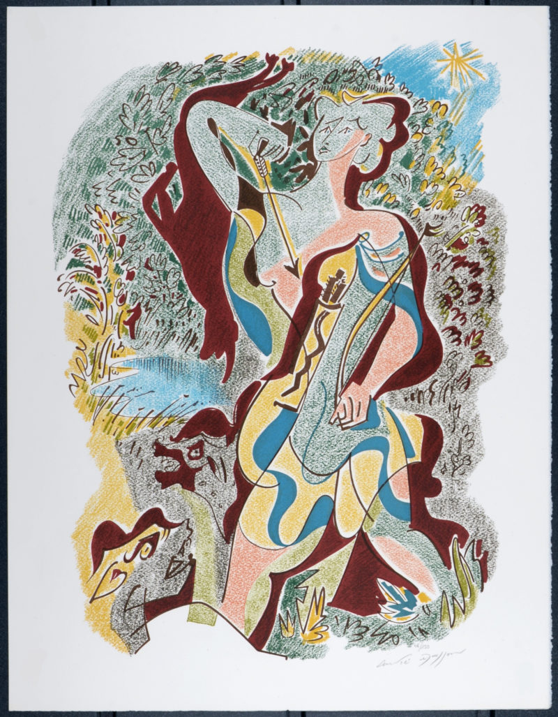 André Masson - Sonnets de Louise Labé #4, 1972 - Hand signed! - Image 3