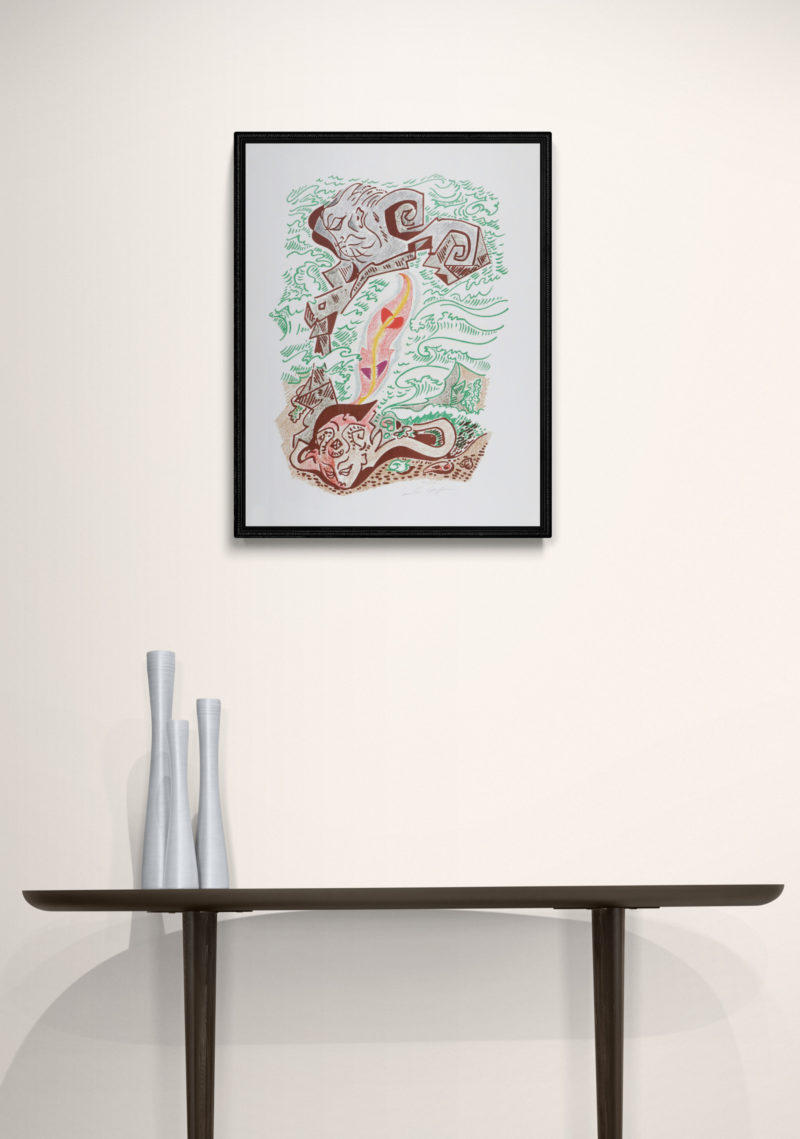 Andre Masson - Sonnets de Louise Labé #7, 1972 - Hand signed! - Image 7