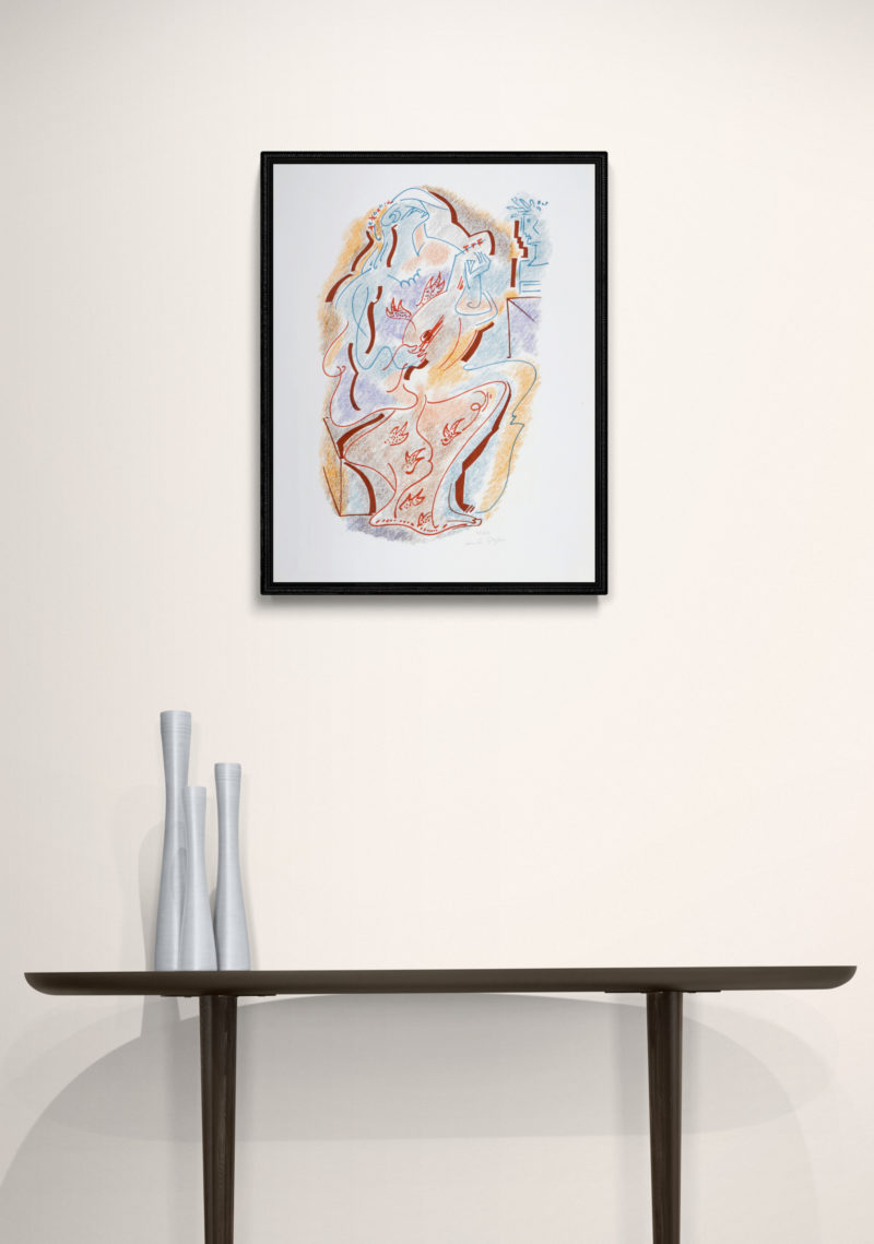 André Masson - Sonnets de Louise Labé #5, 1972 - Hand signed! - Image 7