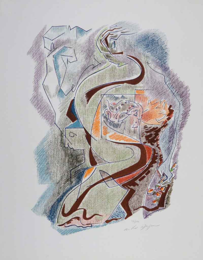 André Masson - Sonnets de Louise Labé #1, 1972 - Signé à la main ! – Image 2