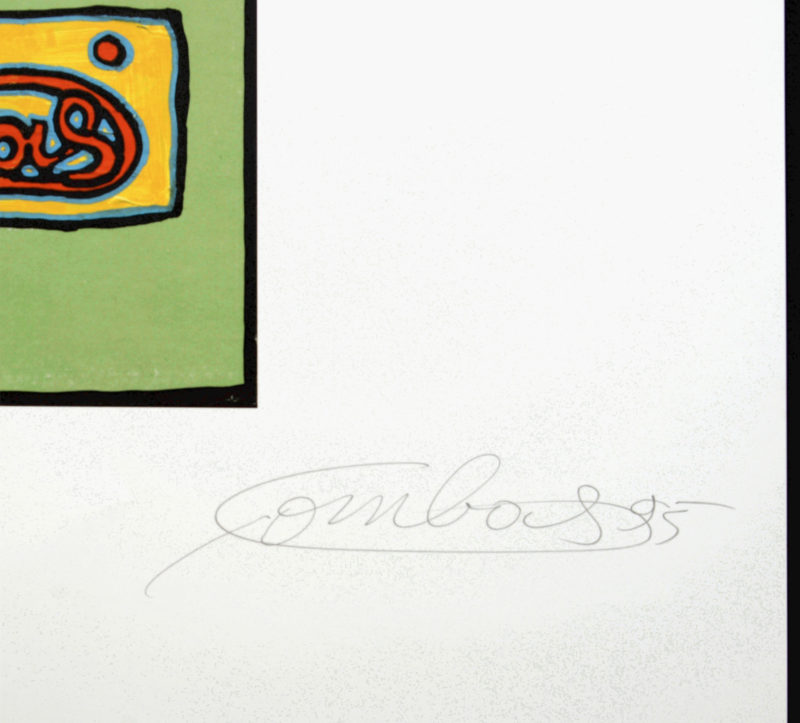 Robert Combas - Visage, 1995 - Signé à la main – Image 4