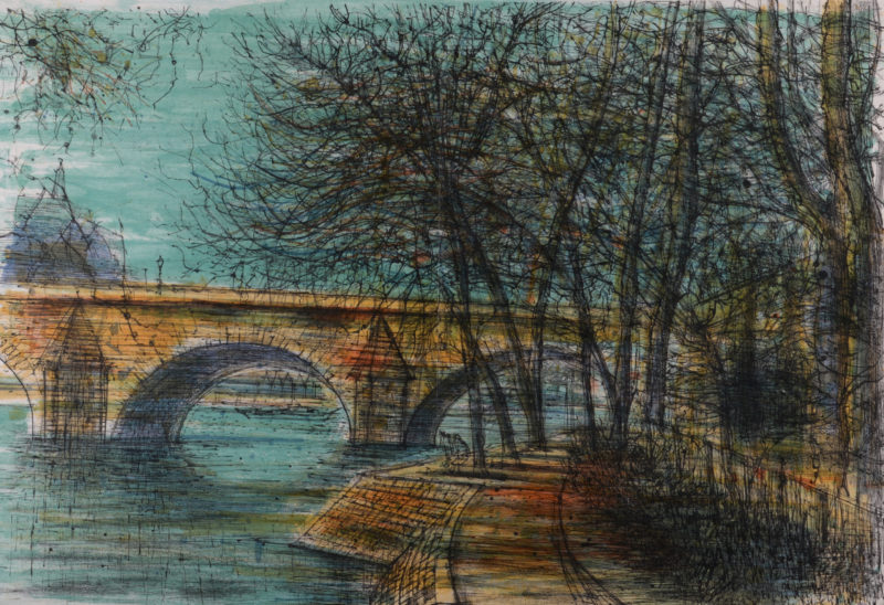 Jean Carzou : Le Pont Neuf, 1964