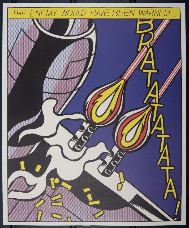 Roy Lichtenstein - As I opened Fire, 1966 - Triptych (3 panels) - Image 11