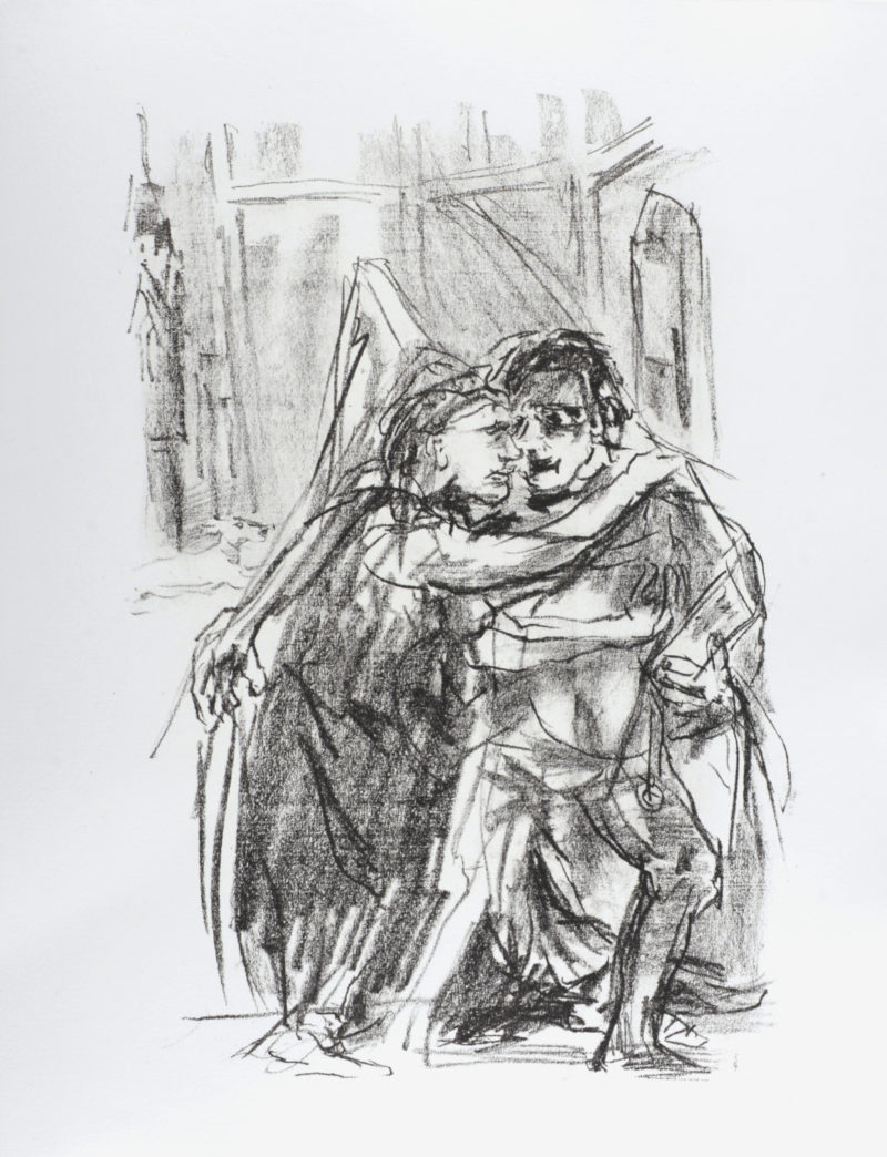 Oskar Kokoschka - Goneril and Edmund, 1963