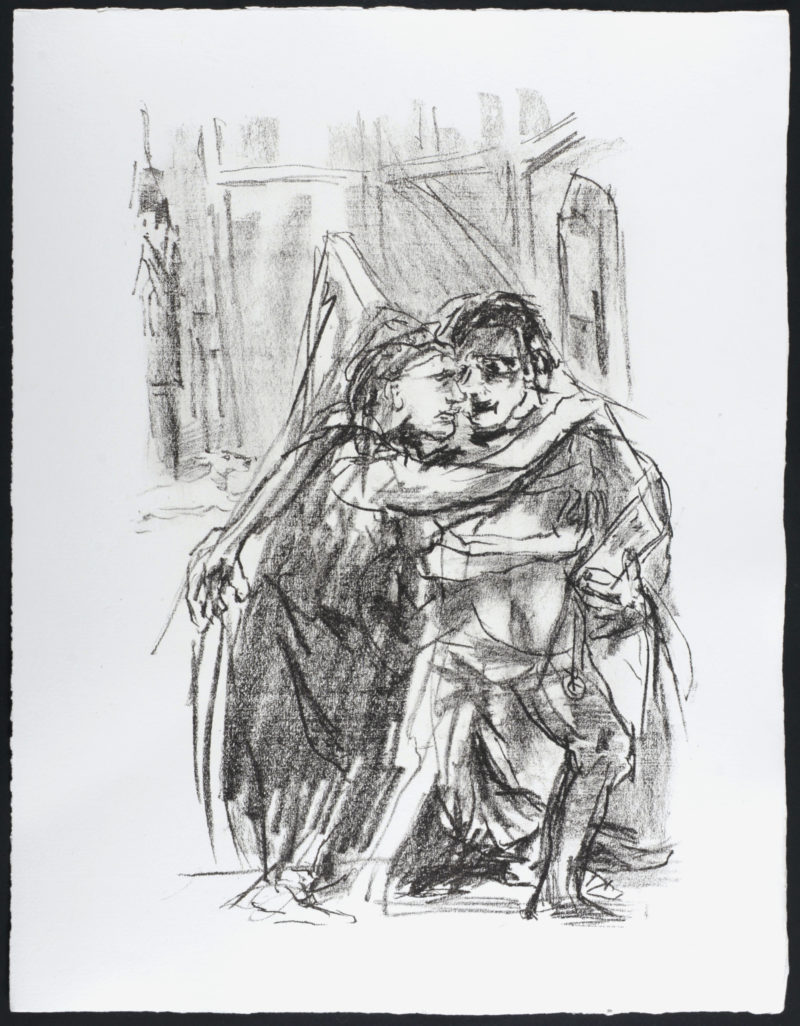 Oskar Kokoschka - Goneril and Edmund, 1963 - Image 2