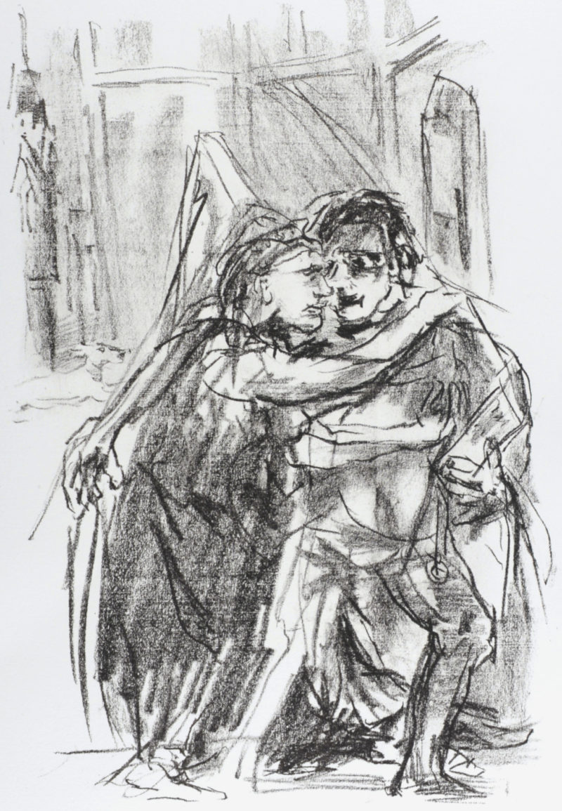 Oskar Kokoschka - Goneril and Edmund, 1963 - Image 3