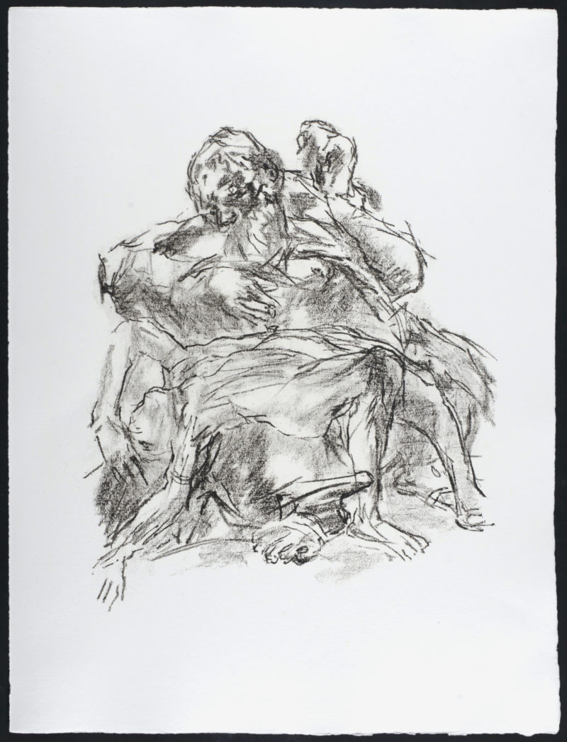 Oskar Kokoschka - Lear with the body of Cordelia, 1963 - Image 2