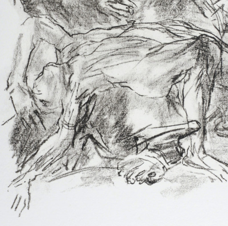 Oskar Kokoschka - Lear with the body of Cordelia, 1963 - Image 4