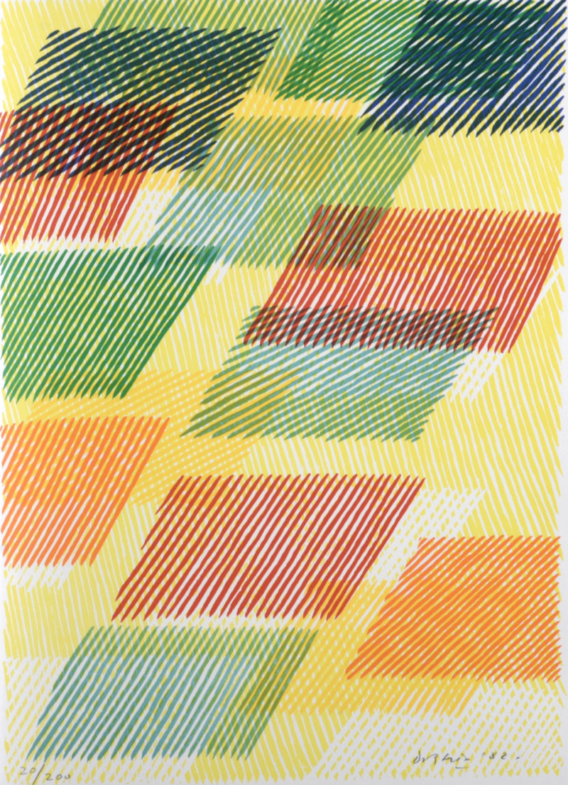 Piero Dorazio - Un biologiste anxieux, 1987 - Hand-signed - Image 3