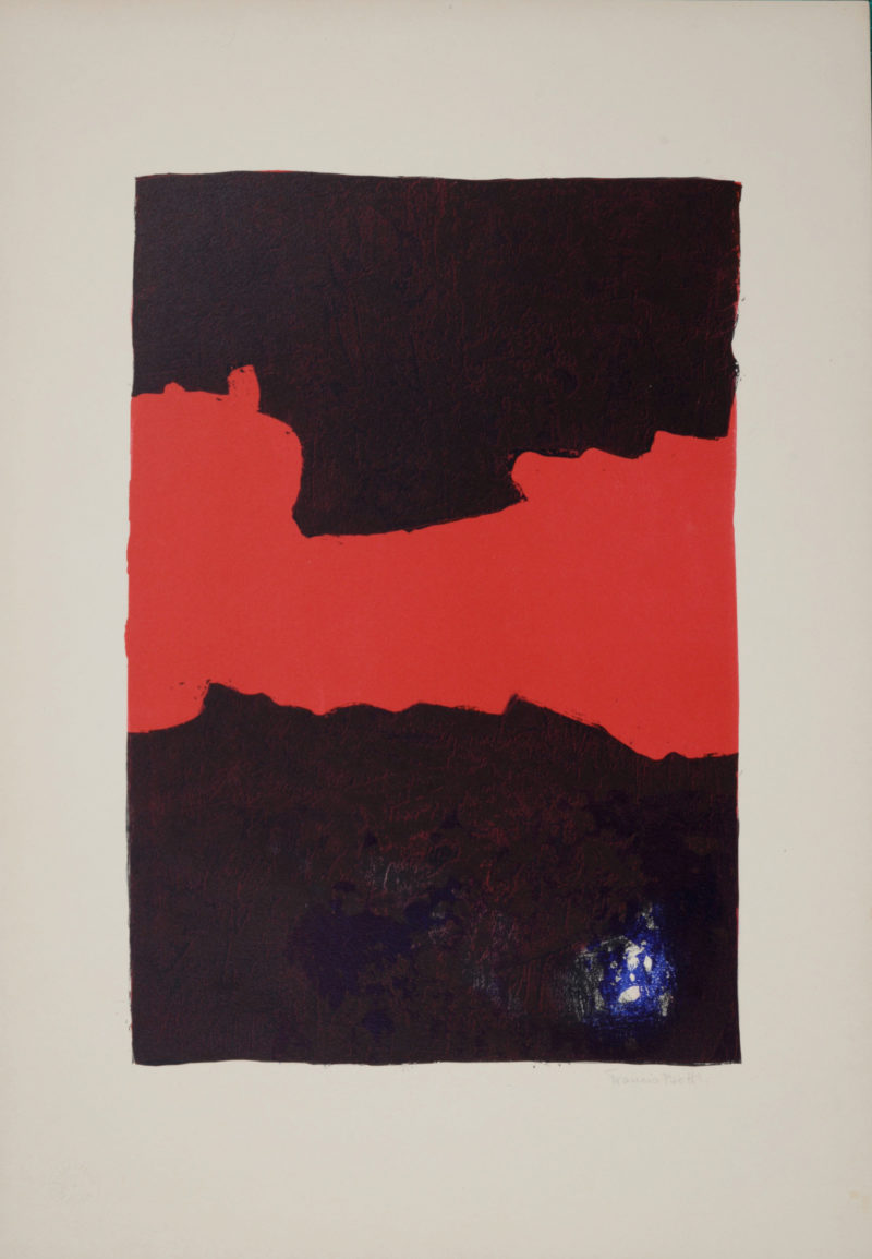 Francis Bott - Composition, 1965 - Signé à la main
