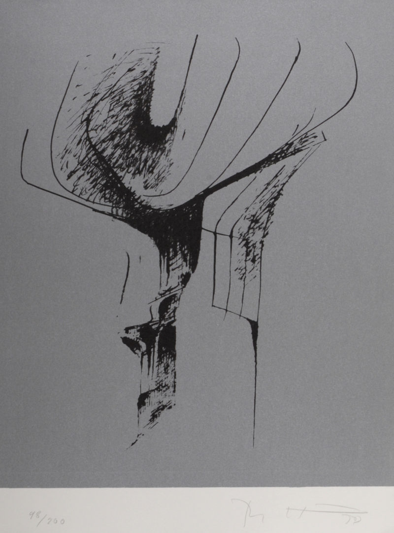 Bernhard Heiliger - Composition, 1972 - Hand-signed