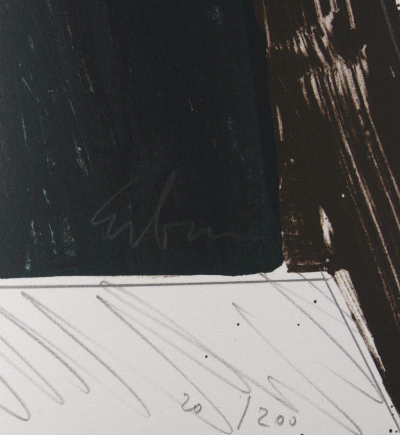 Ulrich Erben - Die Tage Fallen, 1987 - Hand-signed - Image 4