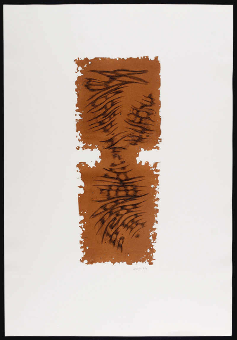 Ferdinand Springer - Composition, 1965 - Hand-signed - Image 2