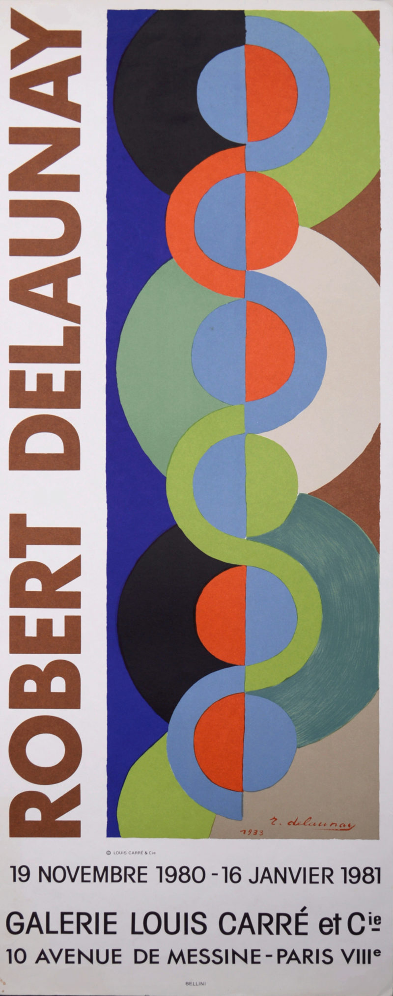 Robert Delaunay (d'après) - Rythme, 1980