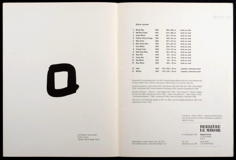 Ellsworth Kelly - Abstract Composition (J), 1958 - Image 5