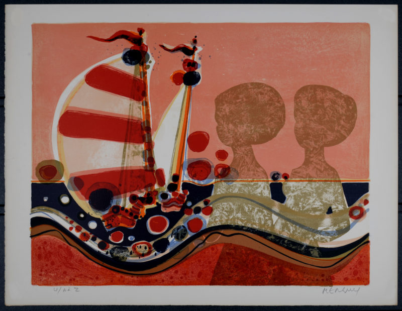 Frédéric Menguy - Ombres au voilier, Les Angéliques, 1975 - Image 2