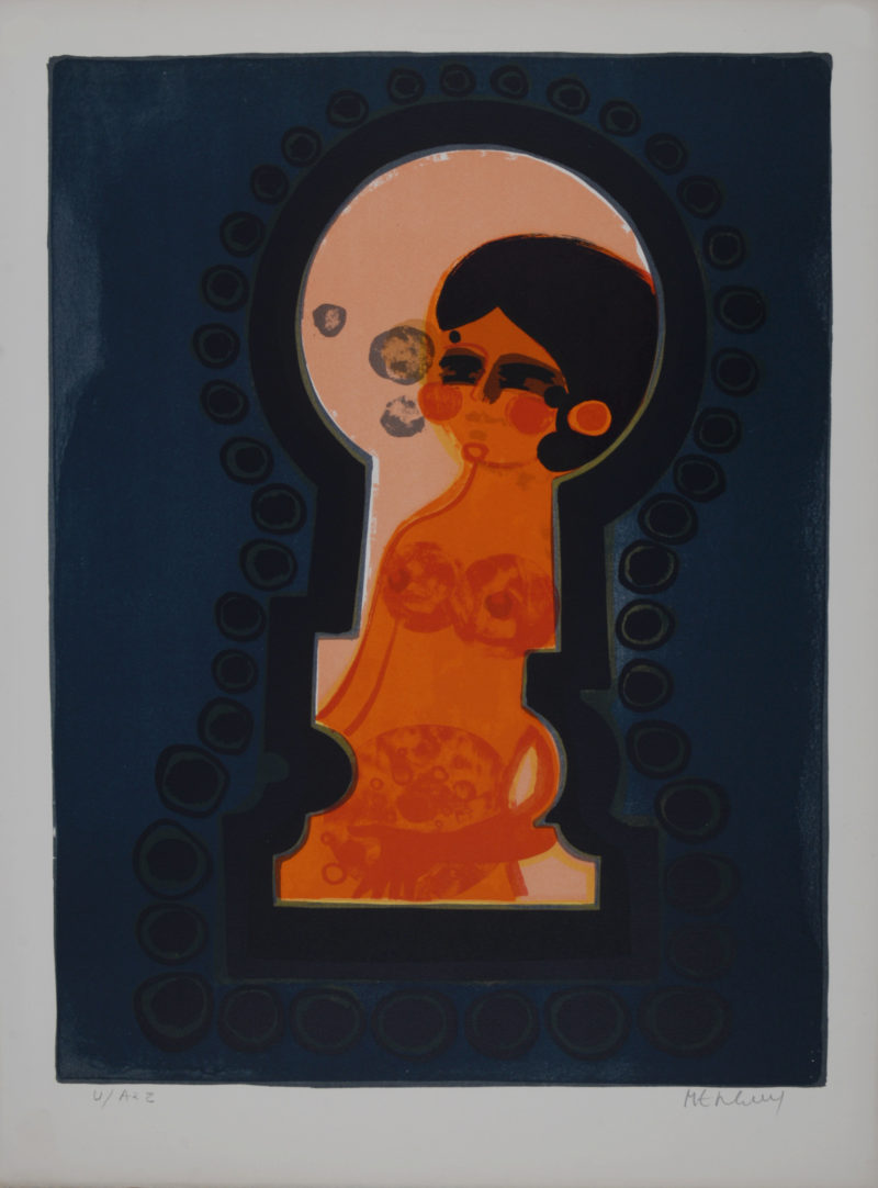 Frédéric Menguy - La serrure, Les Angéliques, 1975