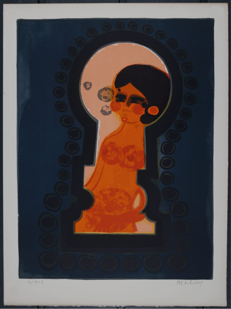 Frédéric Menguy - La serrure, Les Angéliques, 1975 - Image 2