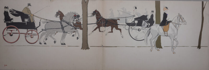 SEM - Les Acacias : M. Orloff, Mlle della Rito, Blanche de Montigny, c. 1900-1925
