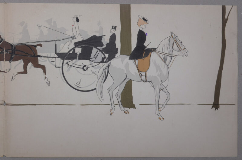 SEM - Les Acacias : M. Orloff, Mlle della Rito, Blanche de Montigny, c. 1900-1925 – Image 4