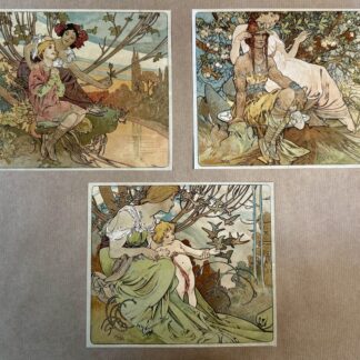 Alphonse Mucha Ages of Man, 1899 original lithograph