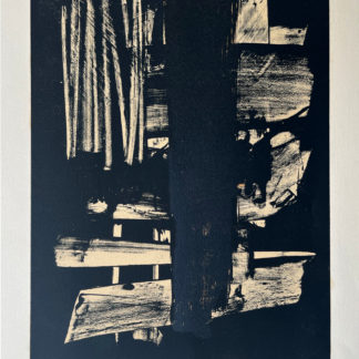 SOULAGES LITHOGRAPHIE N°9, 1959