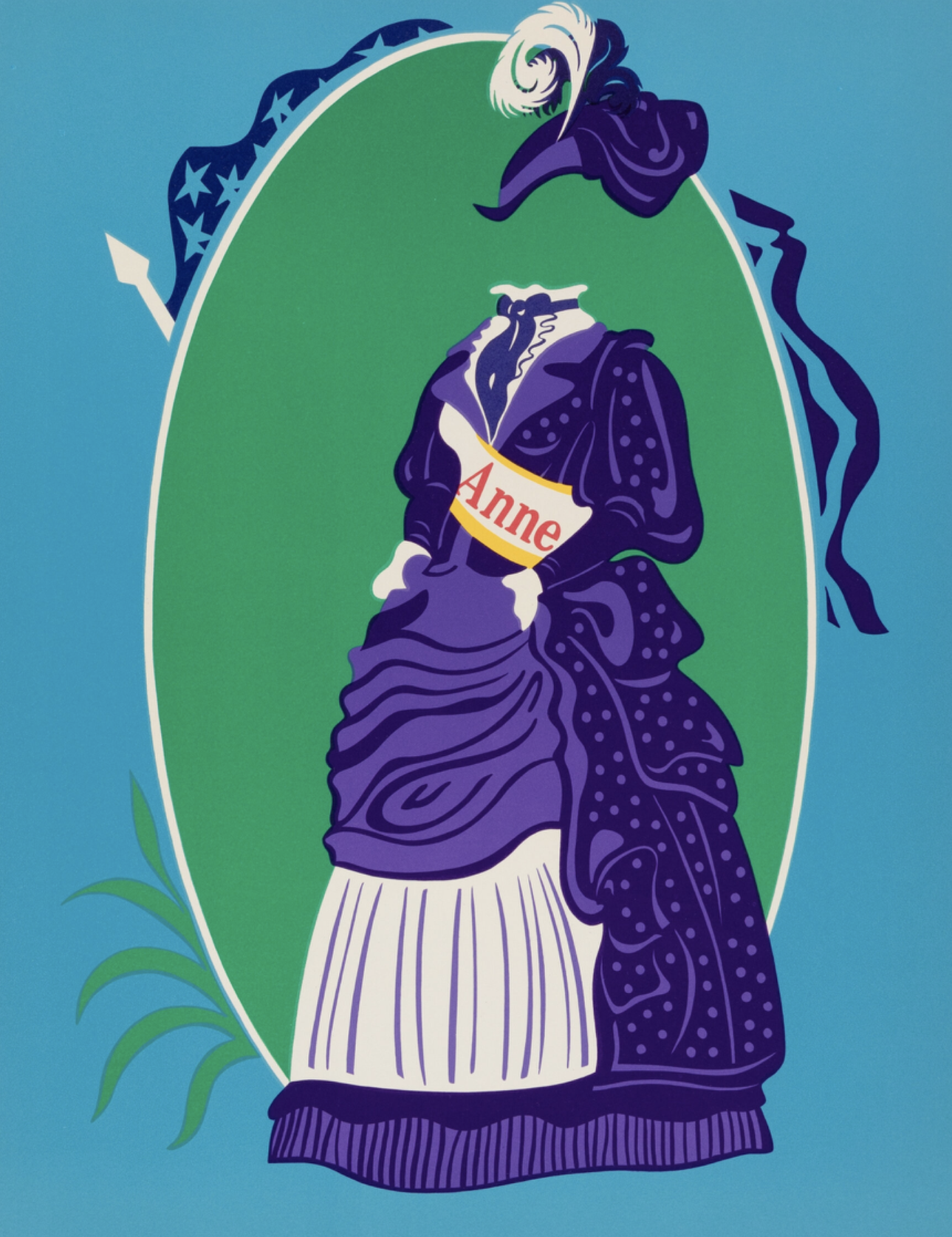 Robert Indiana - Anne, 1977 - Hand-signed - Image 3