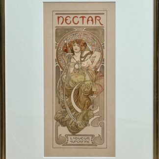 ALPHONSE MUCHA (1860-1939) NECTAR. Documents Décoratifs, pl. 14. 1902.