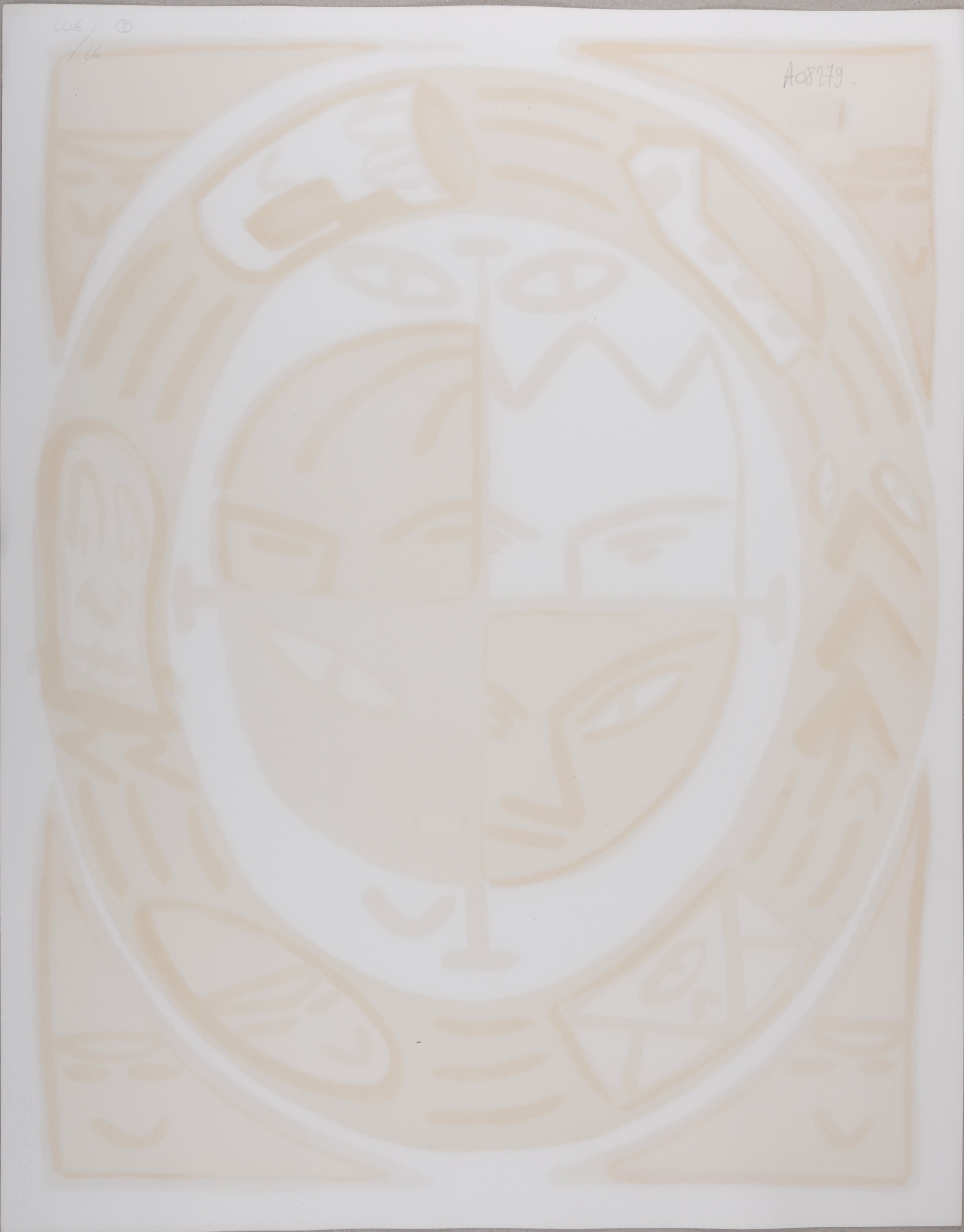 François Boisrond : 4 faces, 1984 - Hand-signed - Image 5