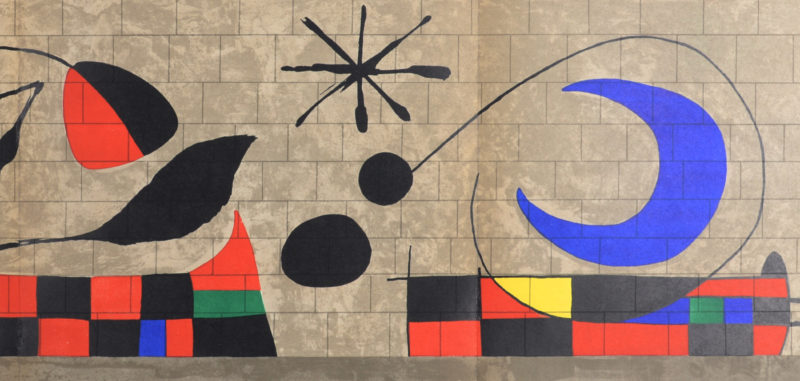 Joan Miro : Abstract Composition #1, 1961 (Copie) – Image 5