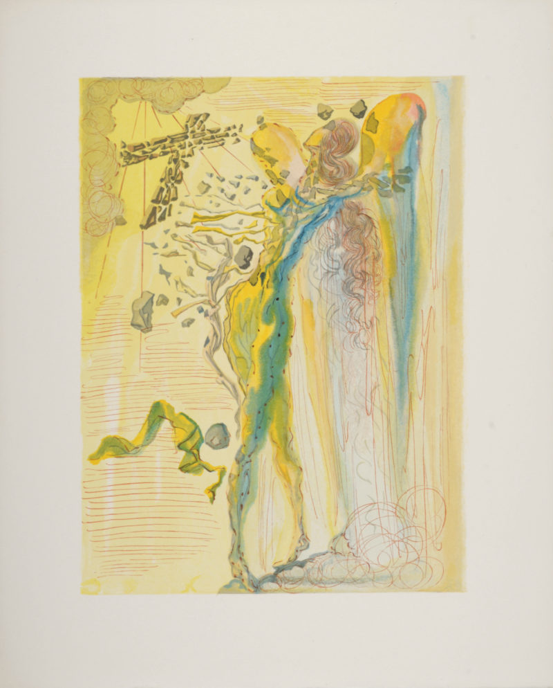 Salvador Dali : Rencontre de Dante et de Béatrice, 1963 (Copie)
