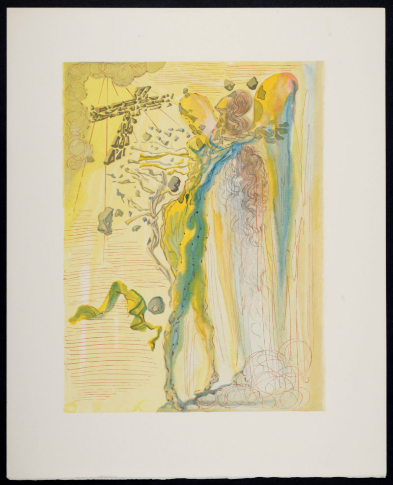 Salvador Dali : Rencontre de Dante et de Béatrice, 1963 (Copie) – Image 2