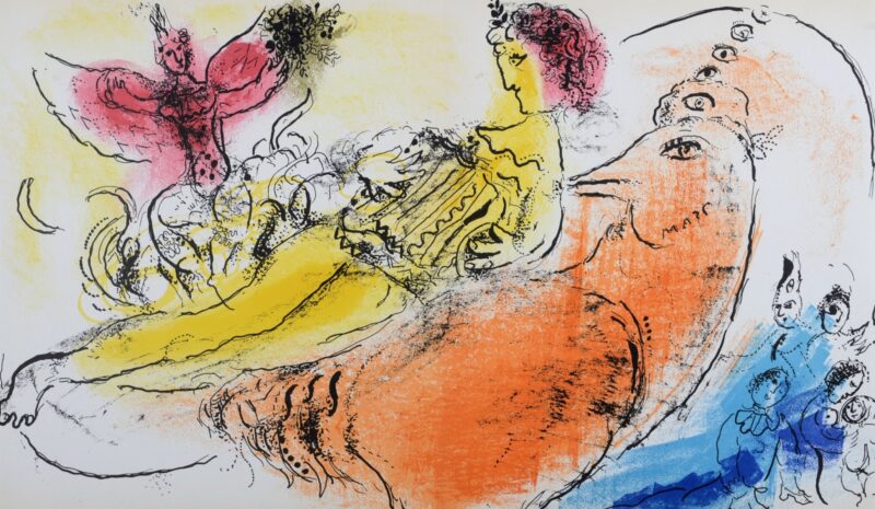 Marc Chagall (1887-1985) : L'Accordéoniste, 1957 – Image 3