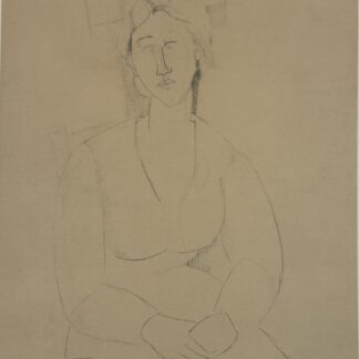 Amedeo Modigliani (1884-1920) (After) : Femme assise, 1959.